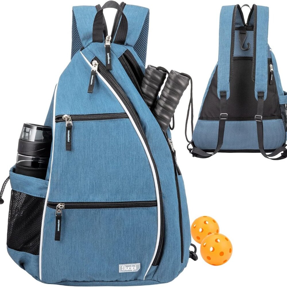 Women's Reversible Pickleball Paddle Bag with Rackets Compartment